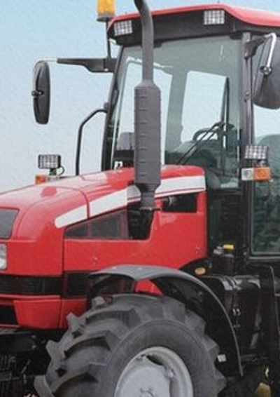 Traktor forfra 