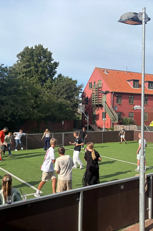 Unge der spiller bold